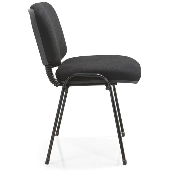 Visitor Chair ALLX SF166-D, Visitor Chair, Black