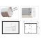Projector screen ALLSCREEN MANUAL PROJECTION SCREEN 244X186CM 16:9 HD FABRIC CWP-244186 Diagonal 120 inch / 304 CM