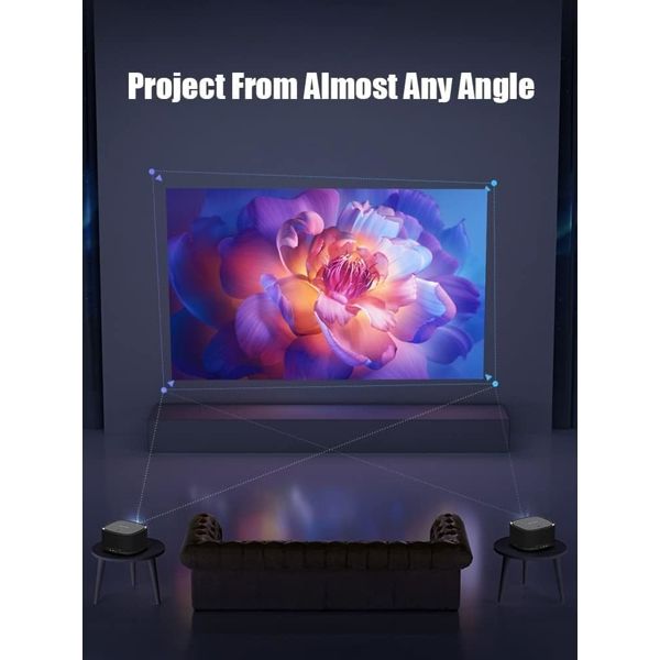 Projector Byintek X30, Smart LCD Projector, FHD 1920x1080, 650lm, Black