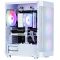 Zalman PC case I4 TG without PSU, 2xUSB3.0, 1xUSB2.0, 4x140mm RGB, VGA 320mm, LCS ready, TG Side Panel, ATX, white