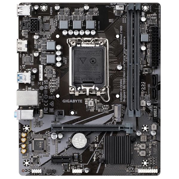 GIGABYTE Motherbard H610M K DDR4 s1700 H610 2xDDR4 M.2 HDMI mATX