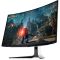 Monitor DELL 31.6" AW3225QF ALIENWARE 2xHDMI, DP, USB, QD-OLED, 3840x2160, 240Hz, 0.03ms, DCI-P3 99%, CURVED, G-SYNC, FreeSync, Pivot, HDR TrueBlack 400