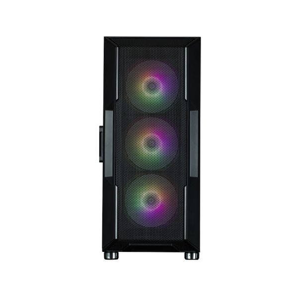 Zalman PC case I3 Neo ARGB without PSU, 2xUSB3.0, 1xUSB2.0, 4x120mm ARGB, VGA 355mm, LCS ready, TG Side Panel, ATX, black