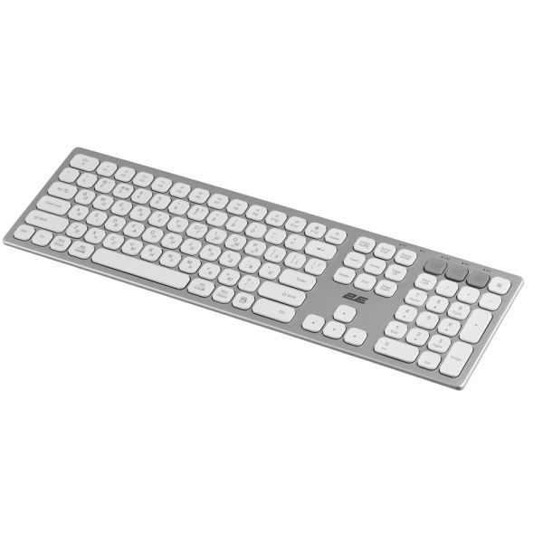 2E Keyboard membrane KS270 109key, WL/BT, EN/UK, silver-white