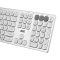 2E Keyboard membrane KS270 109key, WL/BT, EN/UK, silver-white