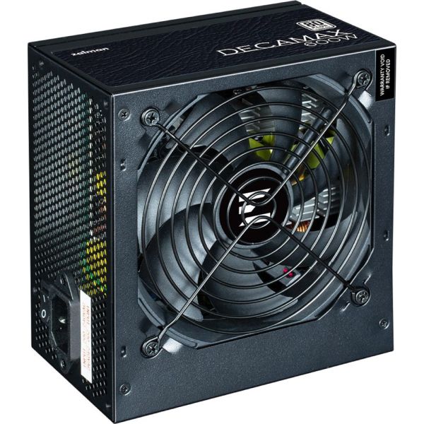 Zalman PSU Decamax  (600W) 85%, 80 Plus, 120мм, 1xMB 24pin(20+4), 1xCPU 8pin(4+4), 3xMolex, 6xSATA, 2xPCIe 8pin(6+2)