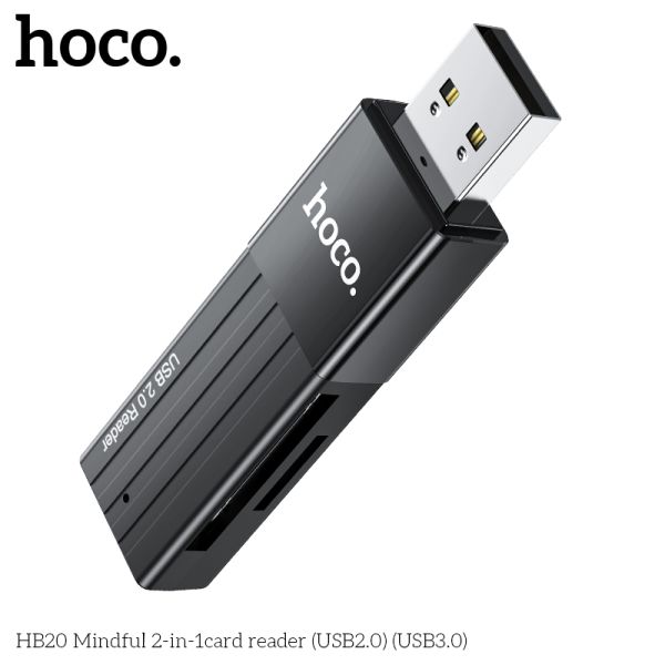 Hoco HB20 Mindful 2-in-1card reader
