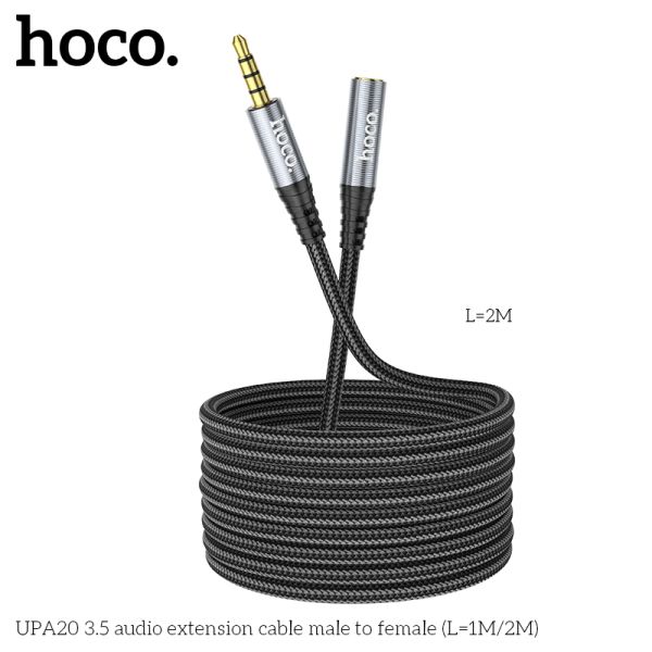 Hoco UPA20 3.5 audio extension cable male to female(L=2M)