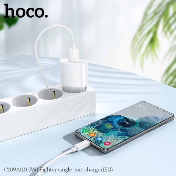 Hoco C109A(10.5W) Fighter single port charger(EU)