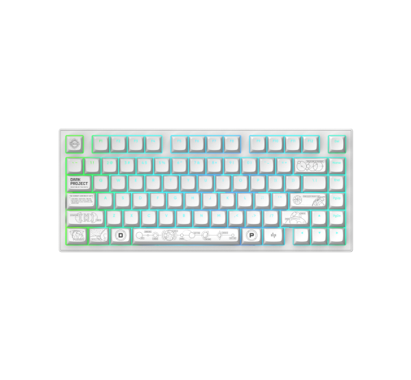 Keyboard/ Dark Project ALU Terra Nova White - Wireless Gaming Keyboard (ANSI)