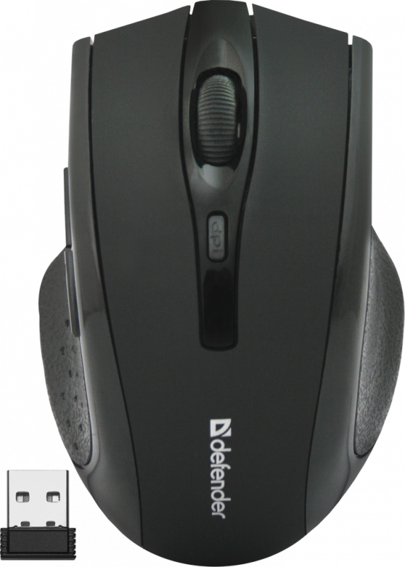 Defender Accura MM-665 black,6 buttons,800-1200 dpi