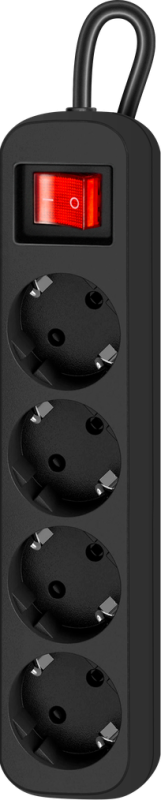 G450 Power strip, Switch, 5.0 m, 4 outlets