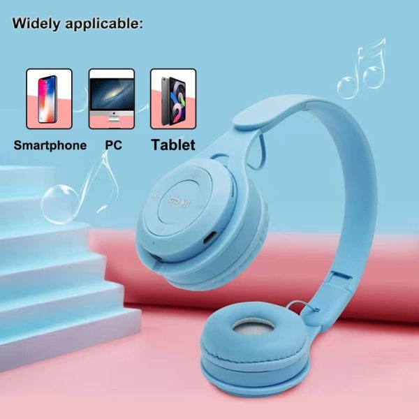 MZ 08Bluetooth Headphones Blue