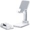 Folding Desktop Phone Stand White