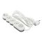 2E power strip Plus 4XSchuko switch 3G*1.0mm2, 3m, white