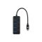 2E Adepter  USB-C to 4xUSB3.0 A Hub with switch, 0.25m