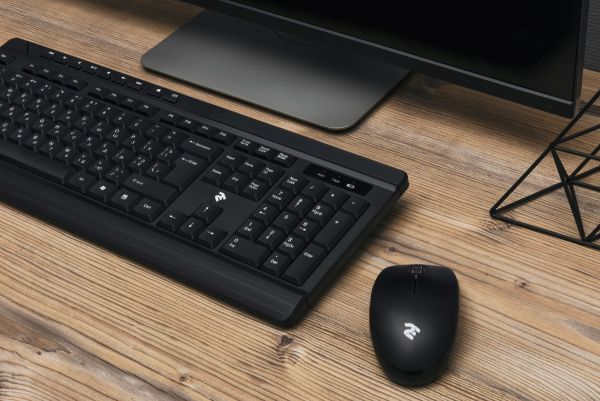 2E Combo keyboard and mouse MK410 WL, EN/UK/RU, black