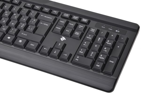 2E Combo keyboard and mouse MK410 WL, EN/UK/RU, black