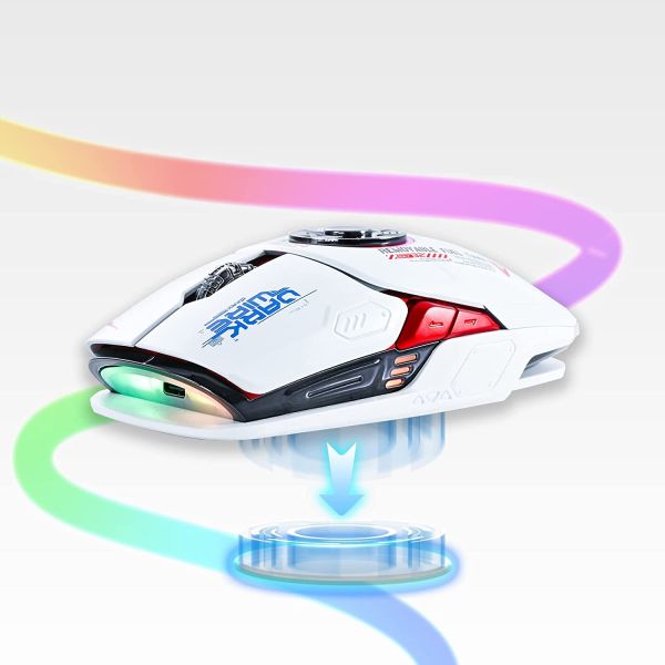 RGB LED Lighting, EDC Stress-Release, Bluetooth 2.4G Wireless UFO