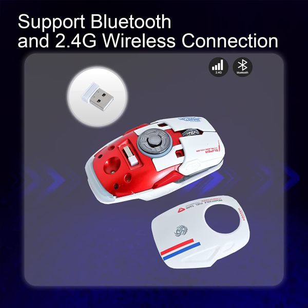 RGB LED Lighting, EDC Stress-Release, Bluetooth 2.4G Wireless UFO