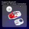 RGB LED Lighting, EDC Stress-Release, Bluetooth 2.4G Wireless UFO
