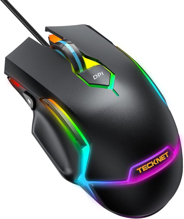 TECKNET RGB Wired Gaming Mouse