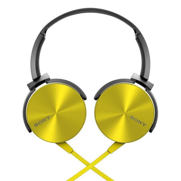 Sony MDR-XB450 On-Ear EXTRA BASS Headphones Yellow
