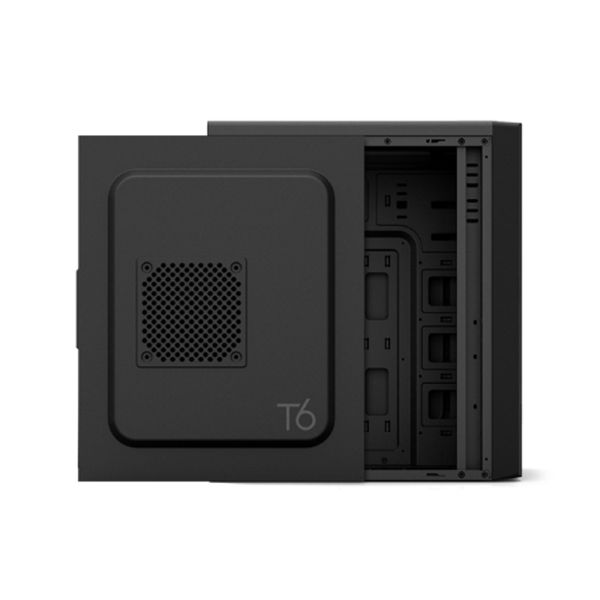 Zalman PC case T6 without PSU, 1xUSB3.0, 2xUSB2.0, 1x120mm, VGA 280mm, ATX, black
