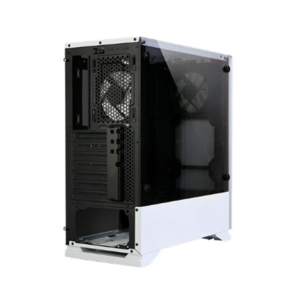 Zalman Computer case  S5, MidT, 2xUSB2.0,1xUSB3.0, 1x120,1x120 RGB,tempered glass (side panel), without PSU, white