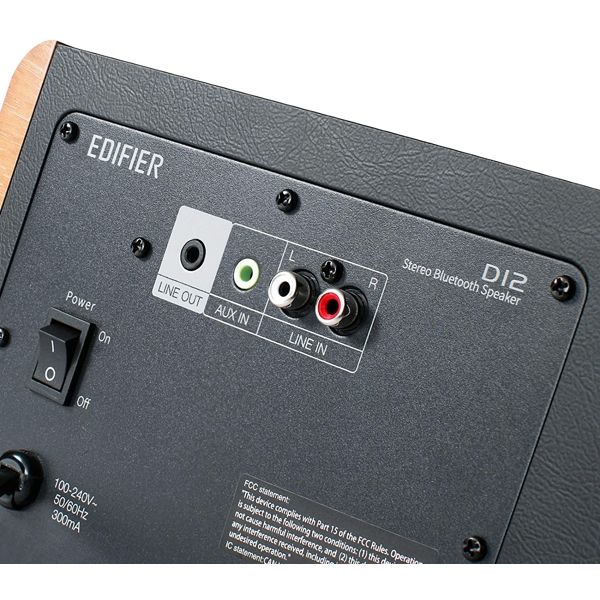 Speaker EDIFIER D12 Bluetooth Integrated Desktop Stereo Speaker 70 W Brown