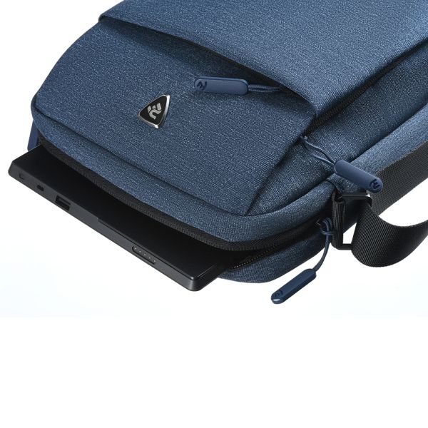 2E Vertical Bag 2E, Melange 10", Navy-Blue