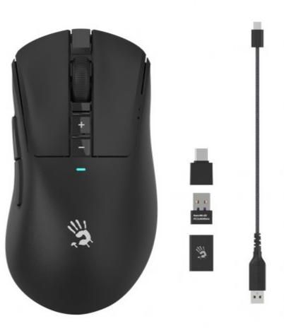 Mouse: A4tech Bloody R73 Ultra Dual Mode Wireless Gaming Mouse Black
