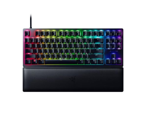 Razer Keyboard Huntsman V2 TKL RGB 87key Red Switch USB EN, black