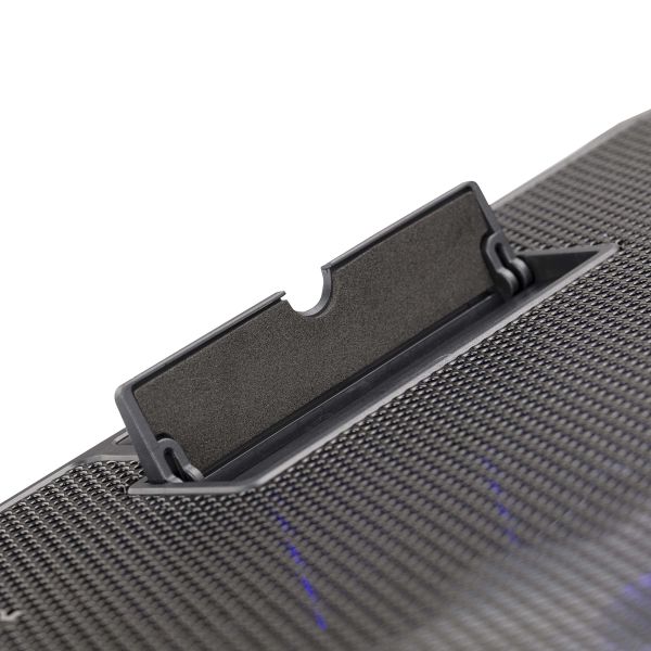 2E GAMING Laptop stand CPG-003, up to 15.6", 2xUSB-A, Blue LED, black