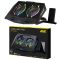 2E GAMING Laptop stand CPG-006, up to 17.3", 2xUSB-A, LCD/phone holder, RGB, black