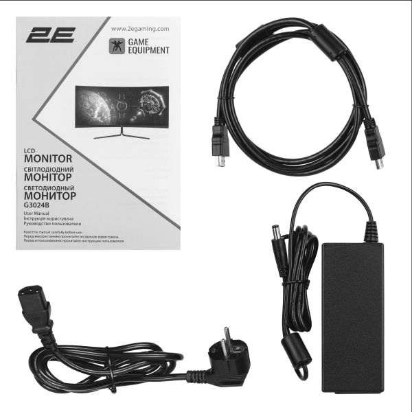 2E Monitor GAMING 30" G3024B 2xHDMI, DP, Audio, VA, 2560x1080, 21:9, 200Hz, 1ms, CURVED, FreeSync