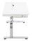 2E Computer table CE301K-MECHANIC, height adjustment, mechanical, 54/76х120x60cm, white