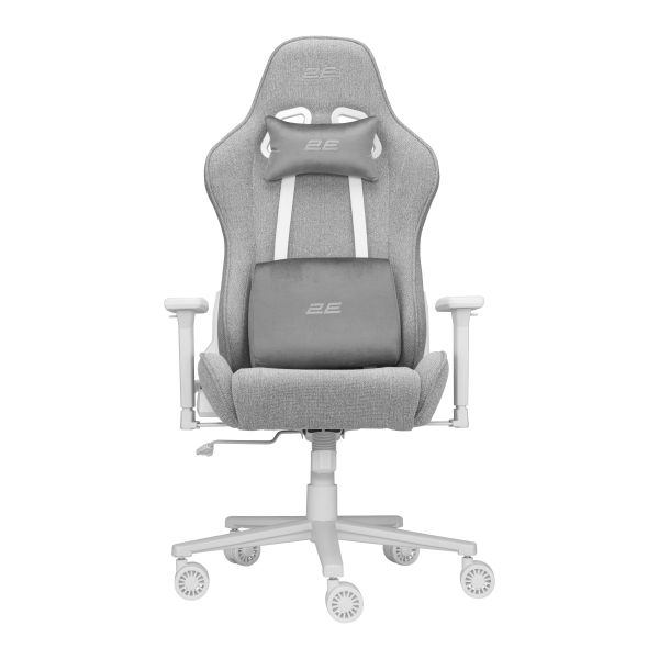 2E GAMING Chair BUSHIDO II WE, fabric, 3D-Armrests, light grey