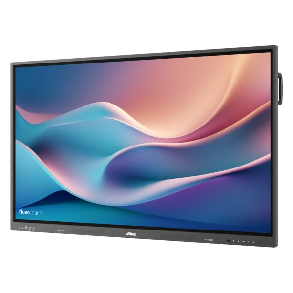 Interactive screen Vivitek BK653i Novo Touch, 65”, 4K, Android 14, RAM 8GB, 64GB, Smart Board, Silver