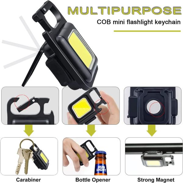 Mini Cob Flashlight 500Lumens