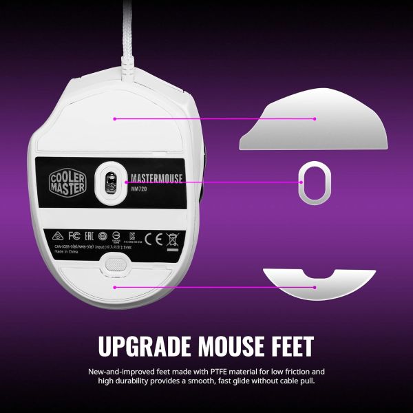 Cooler Master MM720 White Glossy