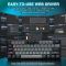 Keyboard: AULA WIN60 HE Pro Edition RGB Wired Gaming Keyboard Light Grey/Dark gray (Xingyi Magnetic Switch)
