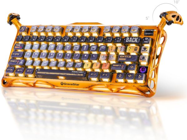 GravaStar Mercury K1 Pro 75% Wireless Mechanical Gaming Keyboard_Special Edition