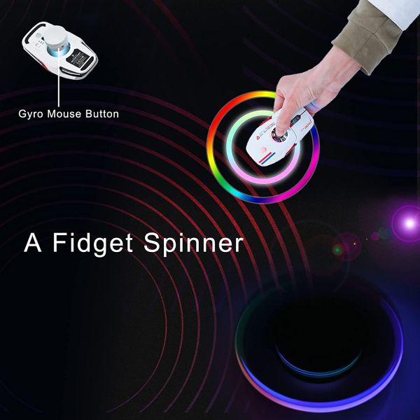 RGB LED Lighting, EDC Stress-Release, Bluetooth 2.4G Wireless UFO