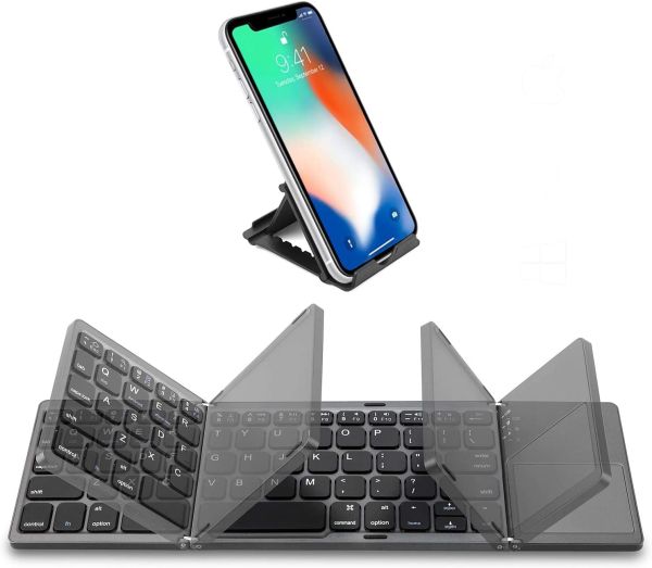 Foldable Bluetooth Keyboard With Touchpad