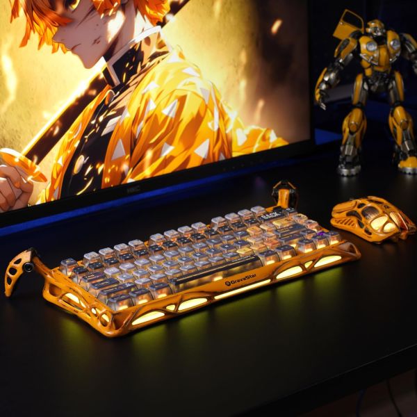 GravaStar Mercury K1 Pro 75% Wireless Mechanical Gaming Keyboard_Special Edition