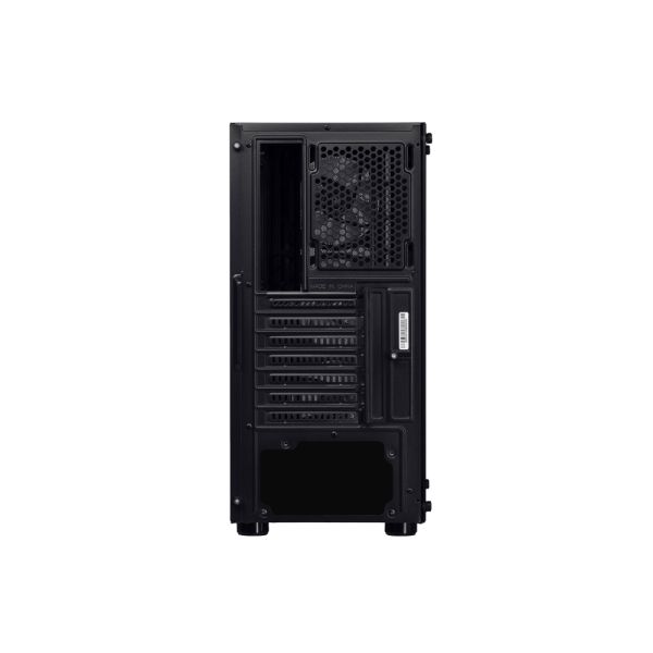 2E GAMING Computer case VIRTUS (G3301) MidT, 2xUSB2.0,1xUSB3.0, 3x120mm ARGB,TG (side panel),without PSU,black