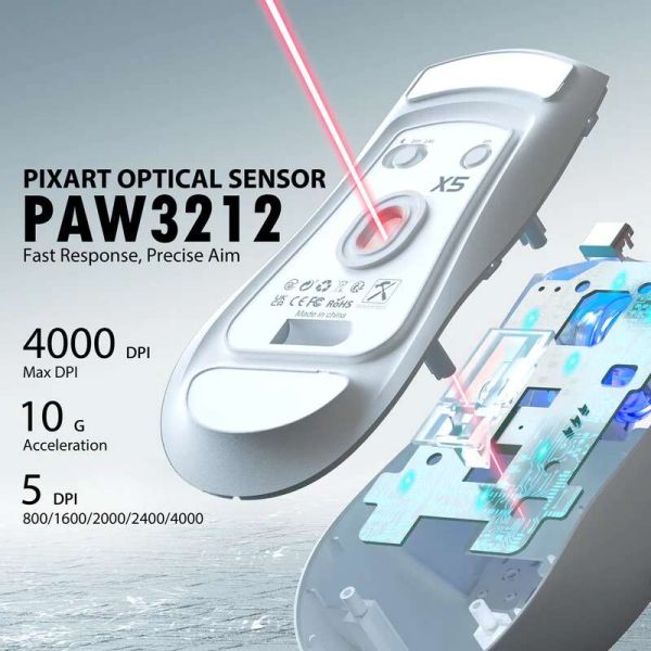 Attack shark X5 White