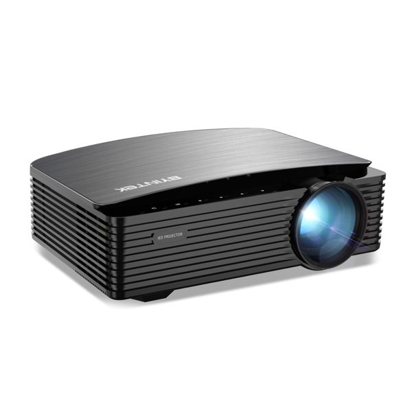 BYINTEK MOON K25 Basic Full HD Home Theater Projector, LCD, LED, Multimedia Presentation System, Electronic Focus, Black