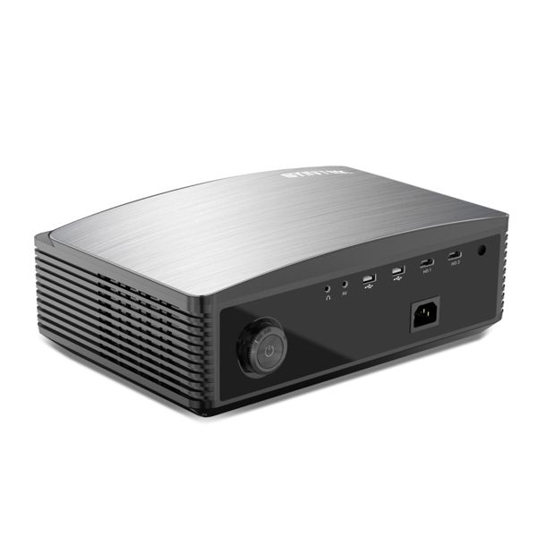 BYINTEK MOON K25 Basic Full HD Home Theater Projector, LCD, LED, Multimedia Presentation System, Electronic Focus, Black